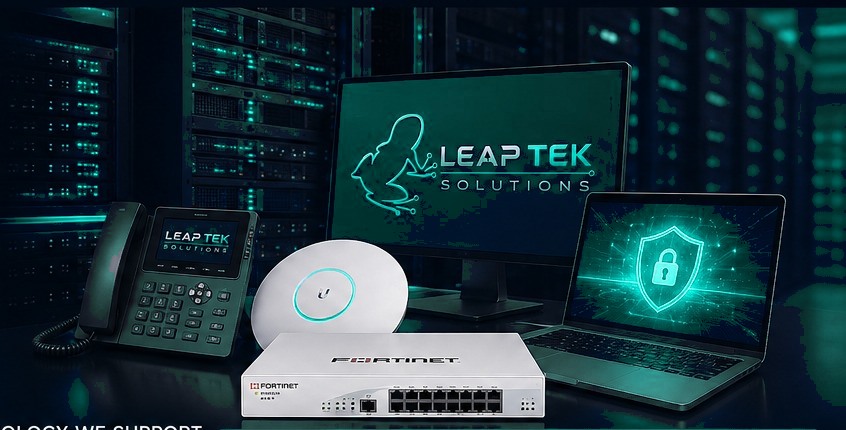 Business technology products and infrastructure supported by Leap Tek Solutions